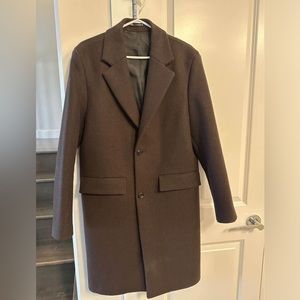 Zara brown wool coat